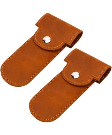 Angoily Leather Razor Case - 8 Stk Men's Razor Accessories & Protective Storage Bag - Buy Online on SooperMarket.com