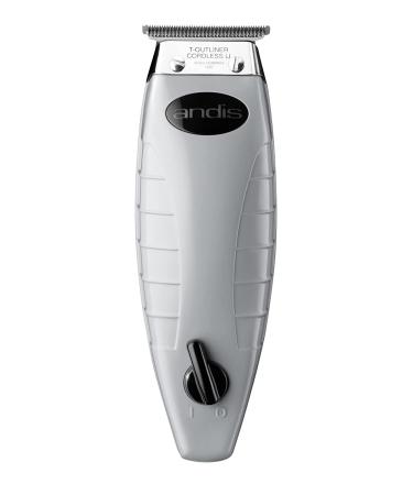 Andis 74000 Professional Corded/Cordless T-Outliner Blade Trimmer - Zero Gapped, Carbon Steel T-Blade, Close Cutting - Grey - Buy Online on SooperMarket.com