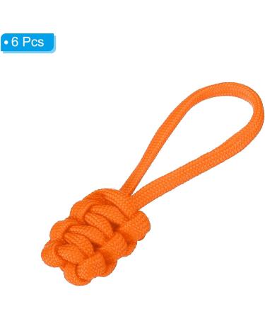 Buy PATICIL 6 Pack Zipper Replacement Extension Cables - Fastening Zuklaschen Banger Fixer Repair Kit for Luggage Backpack Jacket - Orange - Buy Online on SooperMarket.com
