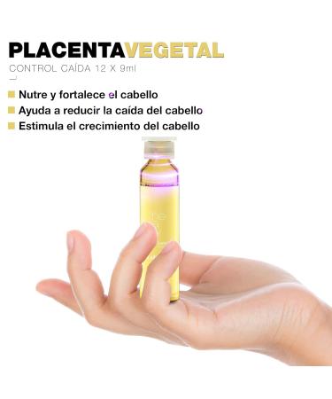 Postquam Plant Placenta Hair Ampoules - Stimulate Growth & Prevent Hair Loss | 12 x 9ml Glass Ampoules - Buy Online on SooperMarket.com