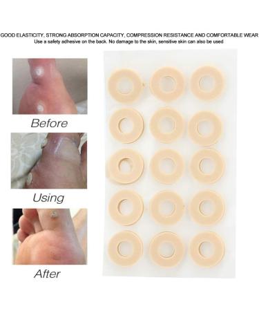 Anggrek 15Pcs Corn Cushions for Feet - Self-Stick Adhesive Foot Care Cushions for Corn Removal & Callus Relief - Buy Online on SooperMarket.com