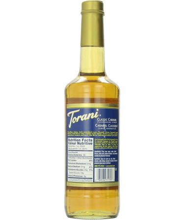 Torani Hazelnut Classic Flavour Syrup 750 Milliliter & Classic Caramel Syrup 750 milliliters 750 ml (Pack of 1) Syrup + Classic Caramel Syrup - Buy Online on SooperMarket.com
