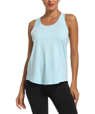 HLXFHB Women's Workout Tank Top - Sky Blue, S - Buy Online on SooperMarket.com
