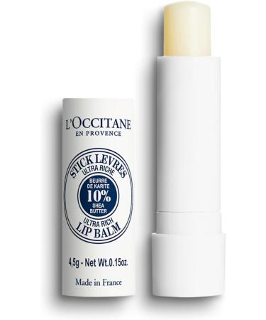 L'OCCITANE Shea Ultra Rich Lip Balm 4.5g | Enriched with 10% Shea Butter | Nourishes & Protects Dry Lips | Luxury & Clean Beauty Lip Care for All Skin Types - Buy Online on SooperMarket.com