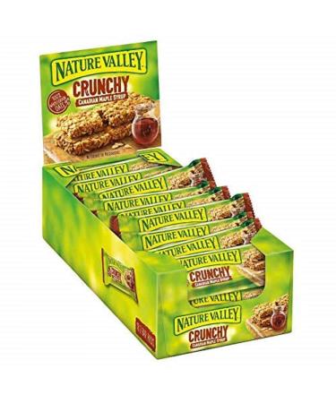 Nature Valley Crunchy Canadian Maple Syrup cereal bars 18x2-bar pack (18 x 42g)