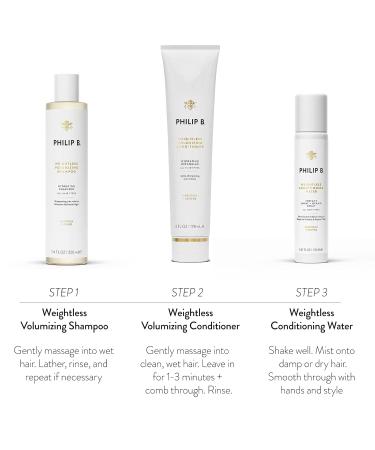 PHILIP B. Weightless Volumizing Collection Kit | Full Size Shampoo Conditioner & Conditioning Water - Shop Internationally for Luxurious Hair Care - Buy Online on SooperMarket.com