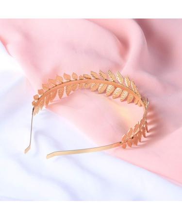 Luoem Tiara for Bride Crown Hair Band Headband Goddess (Gold) - Buy Online on SooperMarket.com