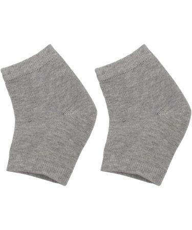 Milist Toe Gel Socks for Cracked Heels | Silicone Heel Sleeves & Moisturizing Socks for Dry Feet | Open Toe Foot Protectors - Buy Online on SooperMarket.com