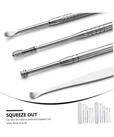 Stainless Steel Ear Cleaning Kit - 6 Sets Ear Pick Scoop Curette Set - Buy Online on SooperMarket.com