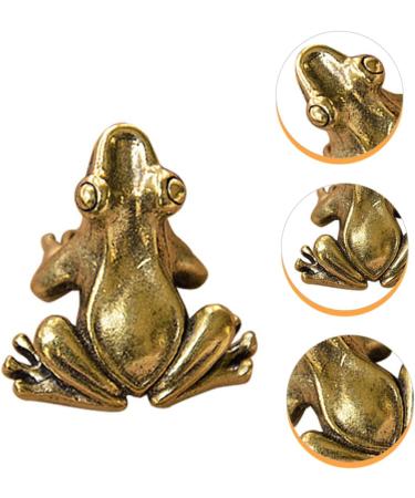 Alipis 1pc Figures Vivid Desktop Delicate Adornment Keychain Frog-designed Tabletop Vintage Pet Tea - Buy Online on SooperMarket.com