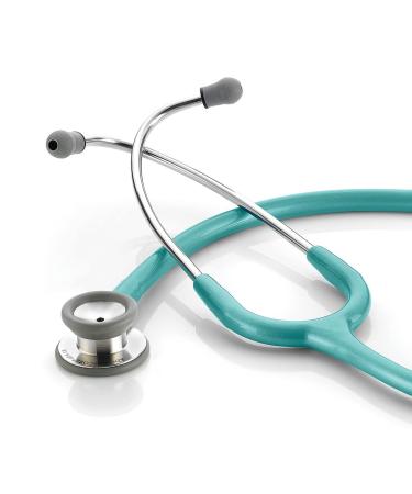 ADC - 604MCA Adscope 604 Pediatric Clinician Stethoscope 30.5 inch Length Metallic Caribbean