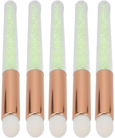 5pcs Lip Brush Round Tip Rhinestones Handle Soft Hair Makeup Brush for Lipstick Lip Gloss Lip Smudge Brush Professional Lip Makeup Brush - Buy Online on SooperMarket.com