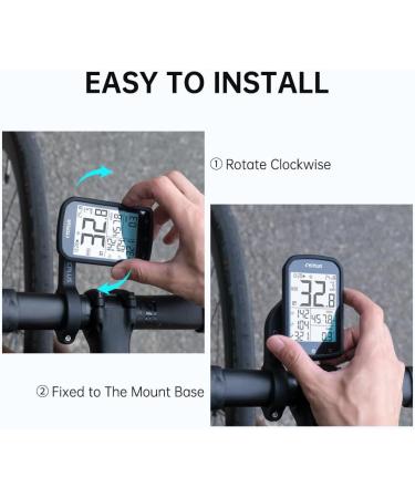 Cycplus GPS Bicycle Computer - Waterproof Wireless Speedometer & Mileage Counter with Ant+ - 2.9 LCD M1+ Z1 - Buy Online on SooperMarket.com
