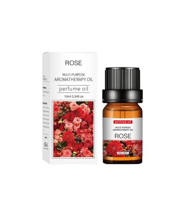 shlutesoy 10ml Essential Fragrance Soap Made Release Stress Effective Water Soluble Cherry Blossom Essential Oil Rose Essential Oil
