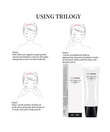 Grospe 2PCS Skin Tone Adjusting CC Cream for Mature Skin - Full-Coverage Foundation & Moisturizing Concealer in Natural+Ivory - Buy Online on SooperMarket.com