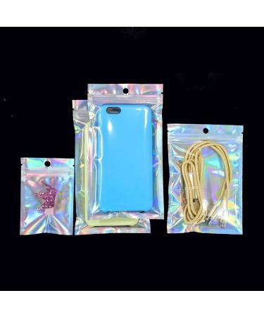 100PCS Ziplock For Party Foil Resealable Food Aluminum Bags Pouch Storage Kitchen Dining & Bar Bathroom Cleaning Wipes (Multicolor One Size) Multicolor One Size - Buy Online on SooperMarket.com