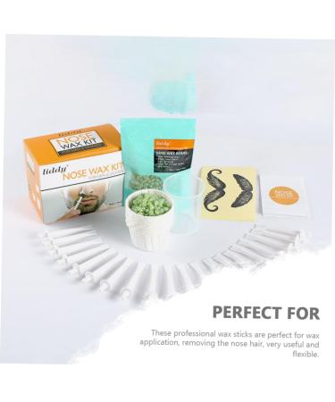 FRCOLOR Nose Hair Removal Wax Set - Clean Smudge Stick & Wax Beans for Easy Hair Removal | International Shipping Available - Buy Online on SooperMarket.com