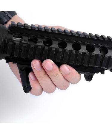 SBGJMY AFG-1 AFG-2 Angular Front Air Force Gripper | Slipproof Triangular Handle for 20mm Picatinny Rail - Black - Buy Online on SooperMarket.com