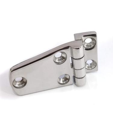NRC&XRC Marine Grade 316 Stainless Steel Offset Short Side Casting Hinges (Pair) - Heavy Duty 3/16 Thick for Boat, RV Cabinets - 2-3/4 x 1-1/2 - Buy Online on SooperMarket.com