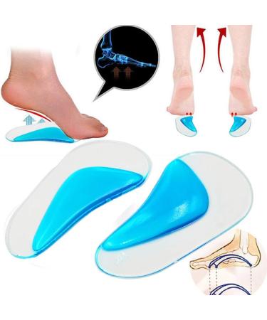 Silicone Gel Arch Support Insoles for Plantar Fasciitis - 2 Pairs for Men & Women - Buy Online on SooperMarket.com