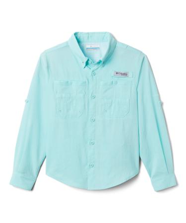 Columbia Boys' Tamiami Long Sleeve Shirt Gulf Stream X-Large