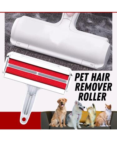 Efficient Roller Pet Hair Remover - Reusable Lint Roller for Cats & Dogs | Multi-Surface Fur Cleaner for Furniture Couch Carpet & Clothing - Portable & Eco-Friendly - Buy Online on SooperMarket.com
