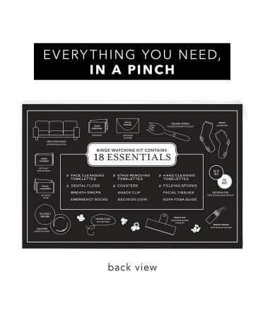Binge-Watching Survival Kit for Friends & Family | 18 Essential Items for At-Home Spa Day | Fun Portable Gift Box - Buy Online on SooperMarket.com