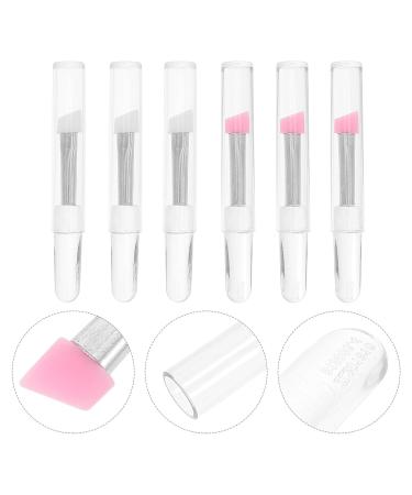 NOLITOY 6pcs Silicone Eye Applicator Brush Set - Perfect for Cream Lip Mask Eyeshadow & Lipstick - Ideal for Makeup Artists & Craft Lovers - International Shipping Available - Buy Online on SooperMarket.com