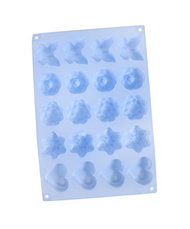 Mold Brownies Muffin Pan DIY Mould Silicone Jelly Biscuit Silicone Ice Cube Candle Making Chocolate Candy Silicone Gummy Silicone Chocolate 3D Silicone Mould Cake Silica Gel Tulip