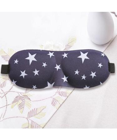 3D Natural Sleep Mask - Portable Eye Shade Cover for Travel - Soft Blindfold for Men and Women - Sapphire Blue - 1 Count - Buy Online on SooperMarket.com
