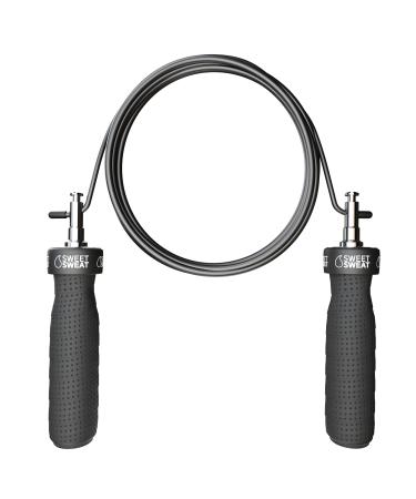 Sports Research Sweet Sweat Pro Jump Rope Black 1 Jump Rope