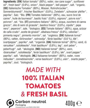 Eat Wholesome Organic Tomato & Basil Soup 400 g - Buy Online on SooperMarket.com