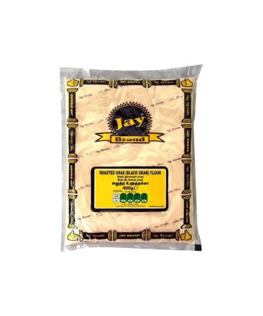 Jay Brand Roasted Urad Flour | 400G | Papad Four | White Lentil Flour | Vegan | Nutritious | Indian Origin