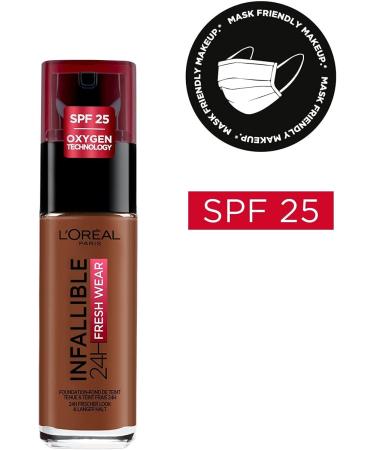 L'Oreal Paris Infallible 24hr Freshwear Liquid Foundation 380 Espresso 30ml - Pack of 1 - Buy Online on SooperMarket.com
