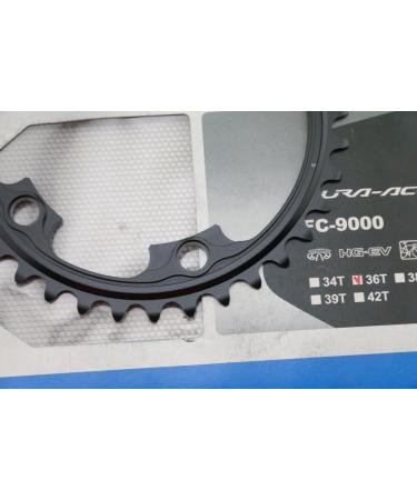 SHIMANO Dura-Ace 9000 Chainring Black 38 - High Performance Cycling Component - Buy Online on SooperMarket.com