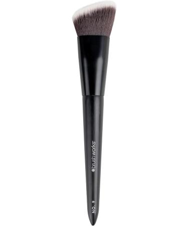 Brushworks No. 9 Angled Flat Top Foundation Buffing Brush - Buy Online on SooperMarket.com