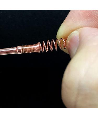 2 pcs Earwax Removal Tool Ear Cleaning Tool Stainless Steel Earwax Removal Tool Spiral Ear Pick Canal Cleaner Ear Wax Removal Kit Ear Wax Remover Rose Gold Attractive and Fashion - Buy Online on SooperMarket.com