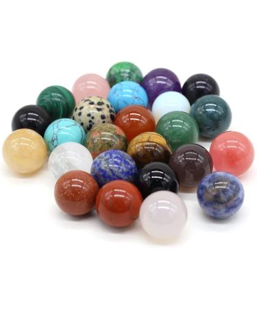 Natural Crystal Rough 16mm Round Natural Crystal Quartz Transfer Ball Polished Gemstone Beads Specimen DIY Jewelry Home Natural Stone (Color : 4 Size : 1PC) - Buy Online on SooperMarket.com