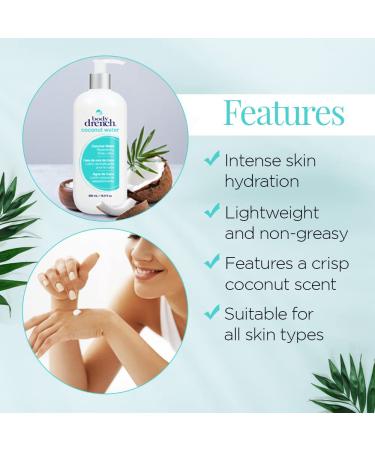 Body Drench Coconut Water Replenishing Body Lotion 16.9 Fl Oz - For All Skin Types - Crisp Coconut Scent - Pack of 1 - Buy Online on SooperMarket.com