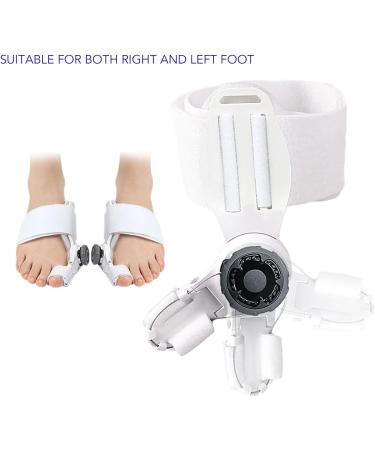 Orthopedic Bunion Toe Straightener & Hallux Valgus Corrector with Rotation Knob - Silicone Pad for Daily Use - Buy Online on SooperMarket.com