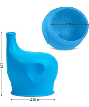 Silicone Sippy Cup Lids - Spill & Leak Proof Soft Spout for Babies, Toddlers, and Kids - Multicolor - Fits Cups 2.17-2.96 in Diameter - Buy Online on SooperMarket.com