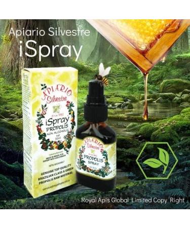 Immune booster/ Immune System Support/ Sore Throat/ Great for Cold & Flu Symptoms - Official Distributor - 5 bottles of Apiario Silvestre Brazilian Green Bee Propolis Spray Glycolic Extract-Non Alcoholic Wax Free Sugar Free - Buy Online on SooperMarket.com