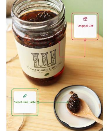 Pine Cone Jam - 450g Imported Siberian Delicacy with Baby Pine Cones - Buy Online on SooperMarket.com