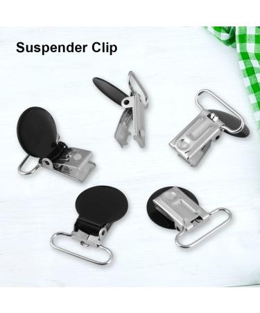 Hzyyier 10-Pack Metal Round Pacifier Clips - Black Toy & Pacifier Holders for DIY Projects | International Shipping Available - Buy Online on SooperMarket.com