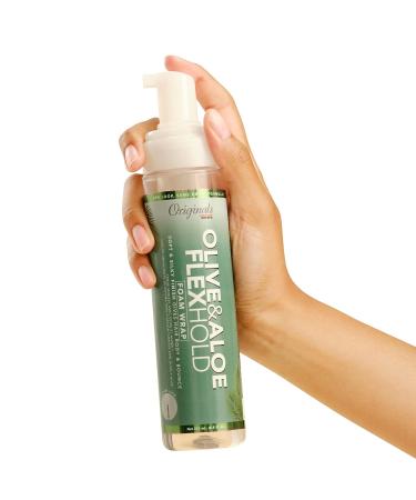 Originals by Africa's Best Olive Oil Foam Wrap Lotion 6.5oz - Natural Conditioning, Alcohol-Free, Flexible Hold - Moisturizes and Strengthens Hair - Buy Online on SooperMarket.com