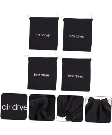 HAPINARY 12 Pcs Hair Dryer Storage Bag Travel Organizer Pouch Drawstring Storage Bag Hair Bag Fabric Black - Buy Online on SooperMarket.com