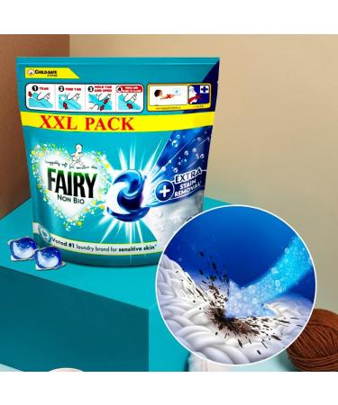 Direct Mart Fairy Non-Bio PODS Washing Liquid Laundry Detergent Capsules Tablets 70 Washes | with 47cm x 32cm Washing Laundry Bags for Socks Underwear Bra and More - Buy Online on SooperMarket.com