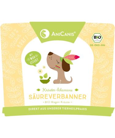 Anicanis Bio Herbal Mix for Dogs | 100g Organic Stomach & Acid Relief Herbs - Vet-Approved Solution for Heartburn & Grass Eating - Buy Online on SooperMarket.com