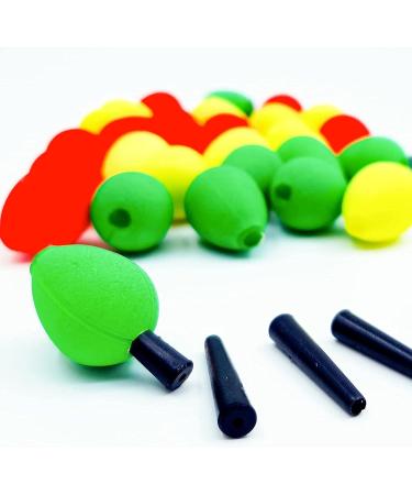 Gourami Trout Float Fly Fishing Indicators Bobbers Red 15 pcs - High-Quality Fishing Accessories - Buy Online on SooperMarket.com