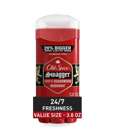 Old Spice Aluminum Free Deodorant for Men Red Zone Collection Swagger Invisible Solid Lime & Cedarwood Scent 3.8 Oz 3.8 Ounce (Pack of 1) Swagger - Buy Online on SooperMarket.com